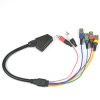 Female RGBS SCART to 4 x BNC adapter cable for Sony PVM/ BVM monitors
